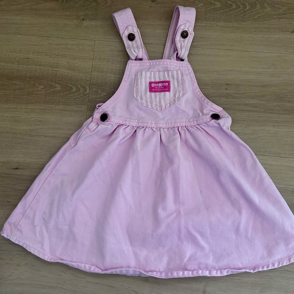 OshKosh B'gosh Other - Vintage Oshkosh paper tag made in USA Pink Overalls Dress